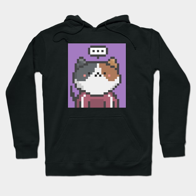 Pixel Cat 147 Hoodie by Infinite Mew Mew